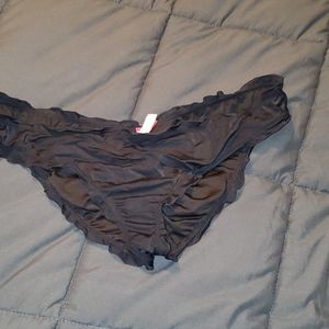Womens black Victoria Secret swim bottom